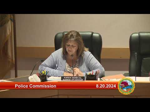 8.20.2024 Police Commission