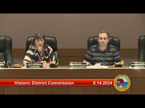 8.14.2024 Historic District Commission Meeting Cancellation Announcement