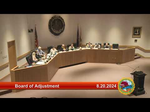 8.20.2024 Board of Adjustment