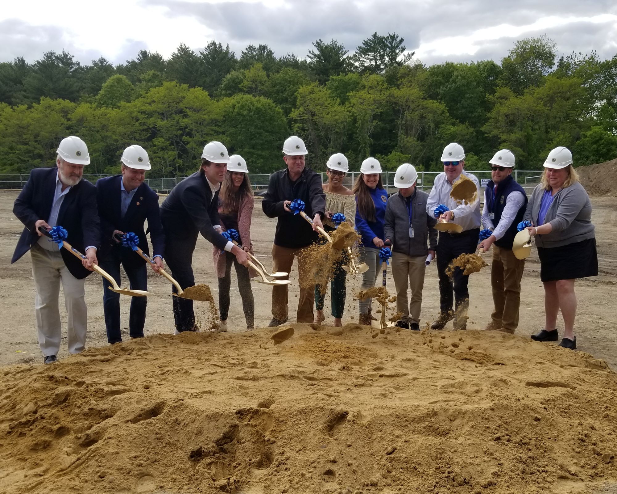 Skateboard Park groundbreaking.