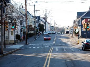 Cabot Street and Islington Street intersection