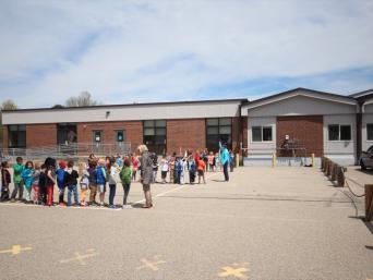 New Franklin School Recess Line