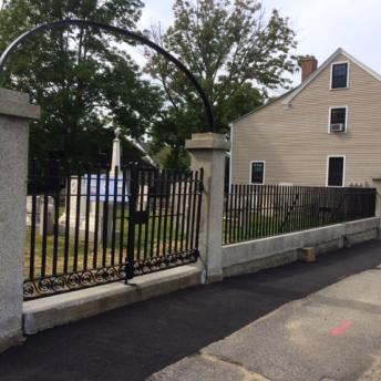 Union Cemetery Front Enclosure Wall Restoration